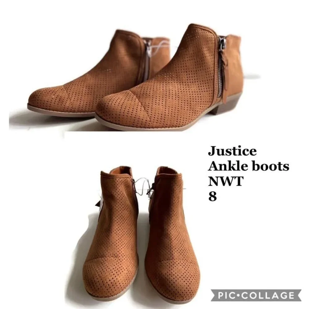 Justice ankle booties